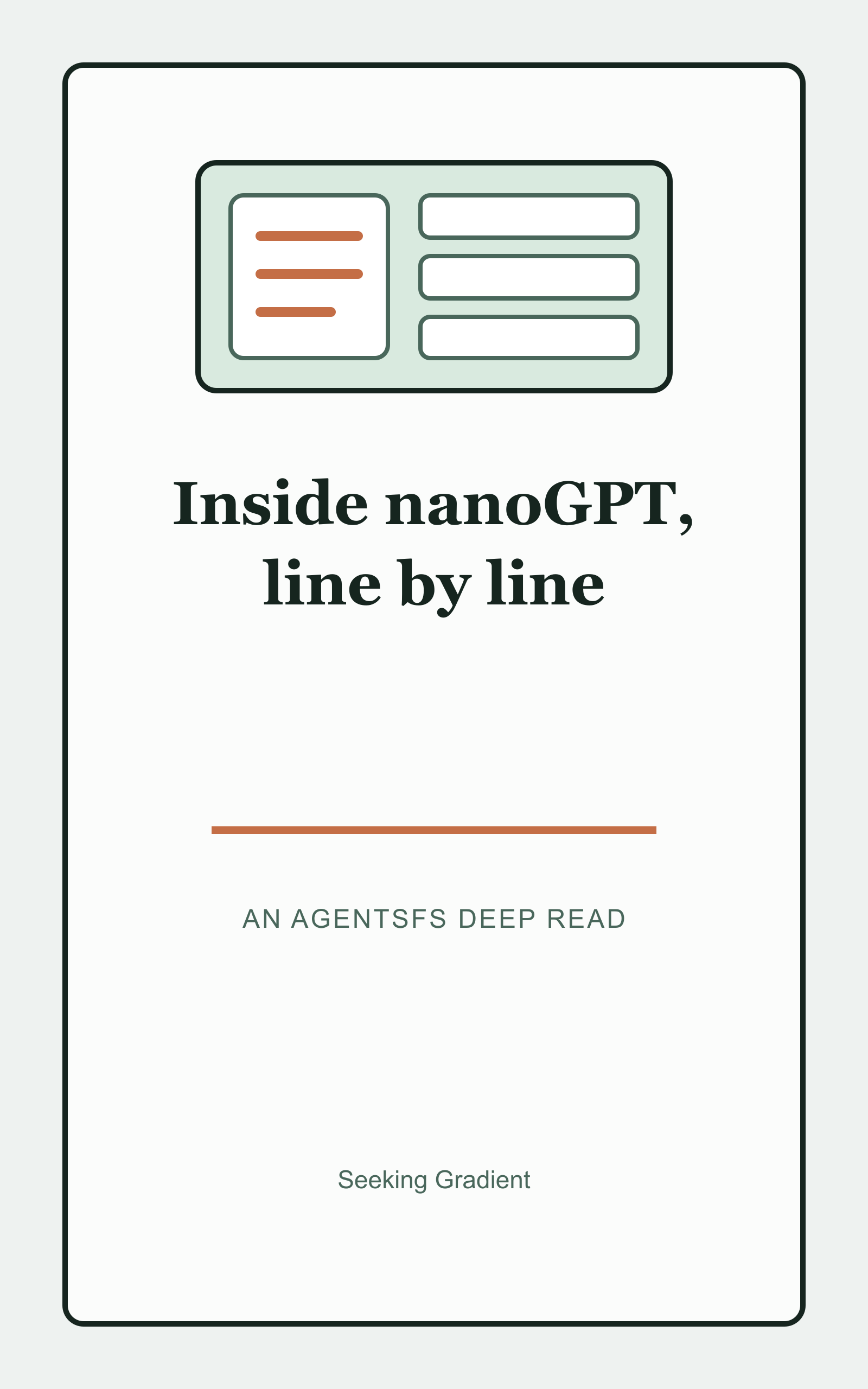 Cover of Inside nanoGPT, line by line